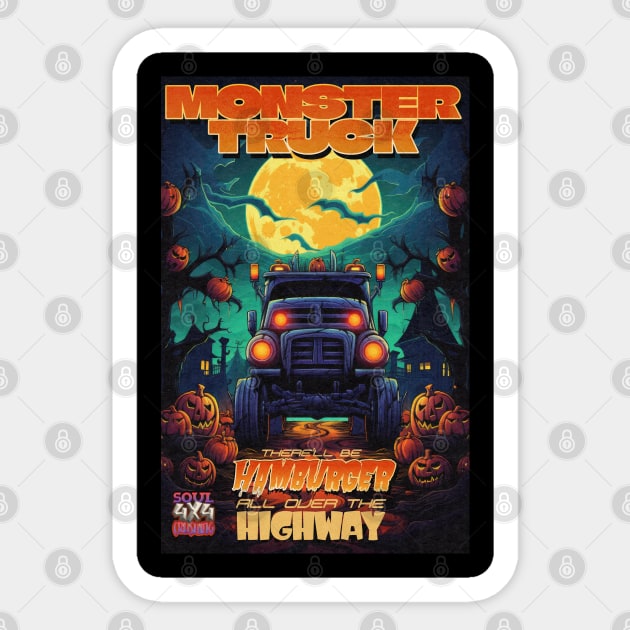 Monster truck hamburger on sale